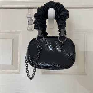 Aldo Black Mini Bag with Chain Strap